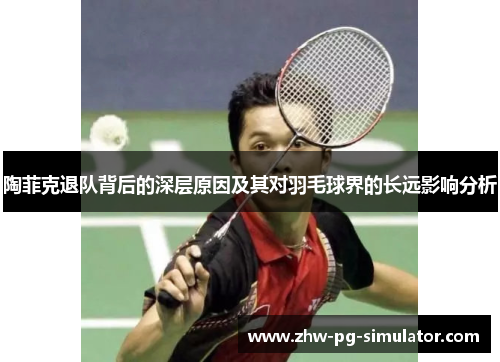陶菲克退队背后的深层原因及其对羽毛球界的长远影响分析